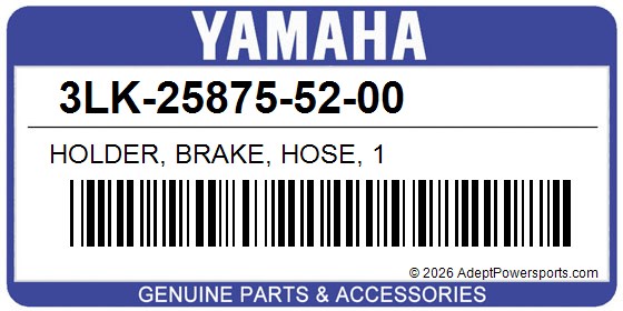 Yamaha 3LK-25875-52-00 Holder, Brake, Hose, 1