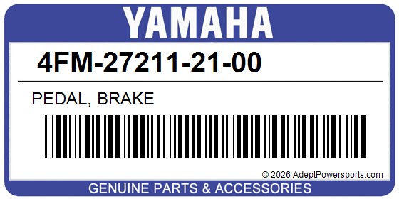 Yamaha 4FM-27211-21-00 Pedal, Brake