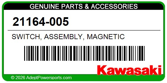 Kawasaki 21164-005 Switch, Assembly, Magnetic