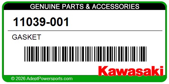 Kawasaki 11039-001 Gasket