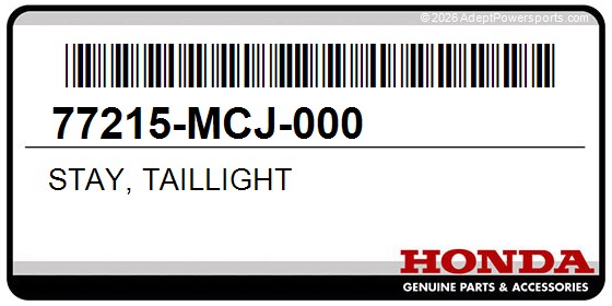Honda 77215-MCJ-000 Stay, Taillight