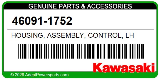 Kawasaki 46091-1752 Housing, Assembly, Control, Lh