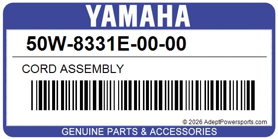 Yamaha 50W-8331E-00-00 Cord Assembly