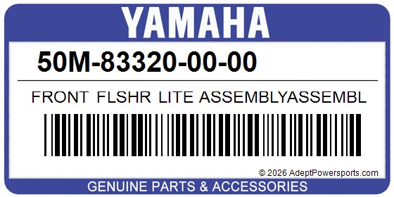 Yamaha 50M-83320-00-00 Front Flshr Lite Assemblyassembly (