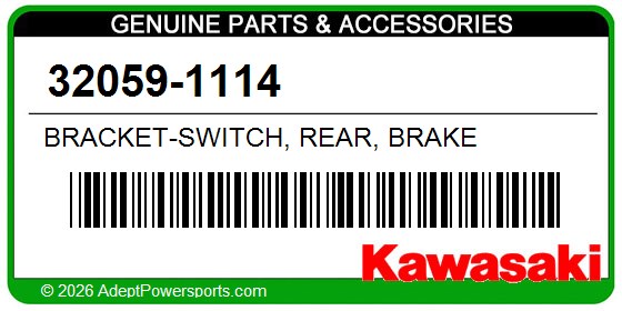 Kawasaki 32059-1114 Bracket-Switch, Rear, Brake