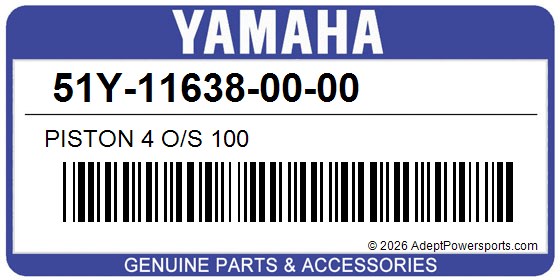 Yamaha 51Y-11638-00-00 Piston 4 O/S 100