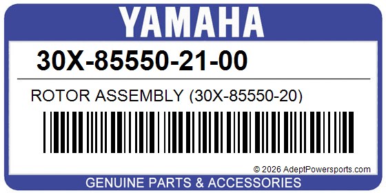 Yamaha 30X-85550-21-00 Rotor Assembly (30X-85550-20)