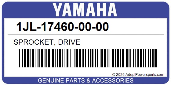 Yamaha 1JL-17460-00-00 Sprocket, Drive