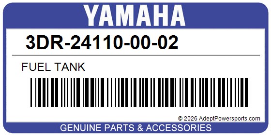 Yamaha 3DR-24110-00-02 Fuel Tank