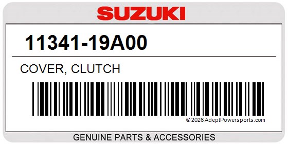Suzuki 11341-19A00 Cover, Clutch