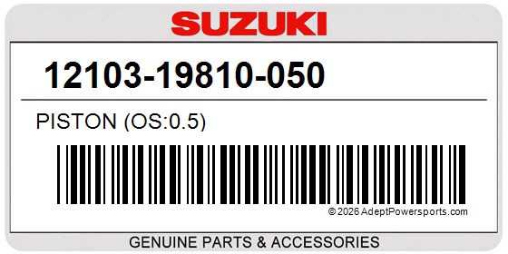 Suzuki 12103-19810-050 Piston (Os:0.5)