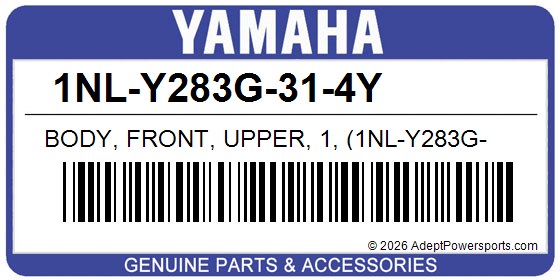 Yamaha 1NL-Y283G-31-4Y Body, Front, Upper, 1, (1Nl-Y283g-
