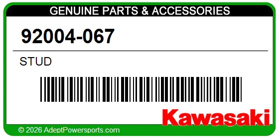 Kawasaki 92004-067 Stud