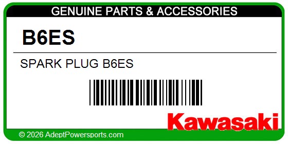 Kawasaki B6ES Spark Plug B6es