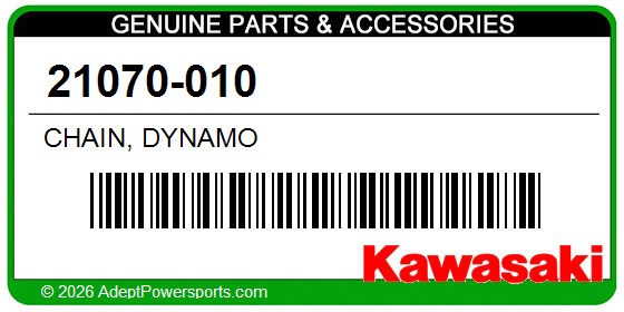 Kawasaki 21070-010 Chain, Dynamo