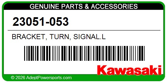 Kawasaki 23051-053 Bracket, Turn, Signal.L