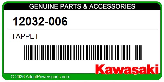 Kawasaki 12032-006 Tappet