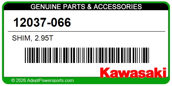 Kawasaki 12037-066 Shim, 2.95T