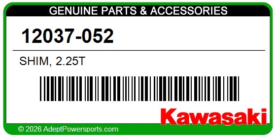 Kawasaki 12037-052 Shim, 2.25T
