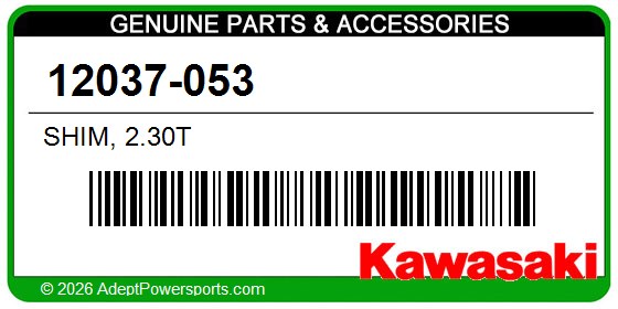 Kawasaki 12037-053 Shim, 2.30T