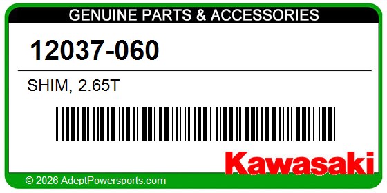 Kawasaki 12037-060 Shim, 2.65T