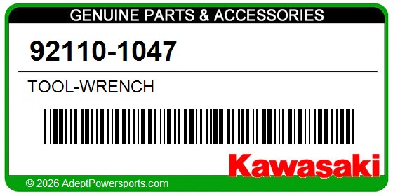 Kawasaki 92110-1047 Tool-Wrench