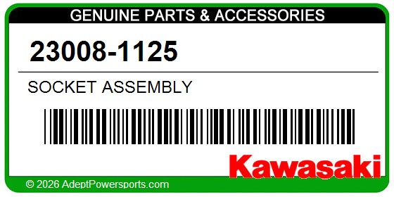 Kawasaki 23008-1125 Socket Assembly