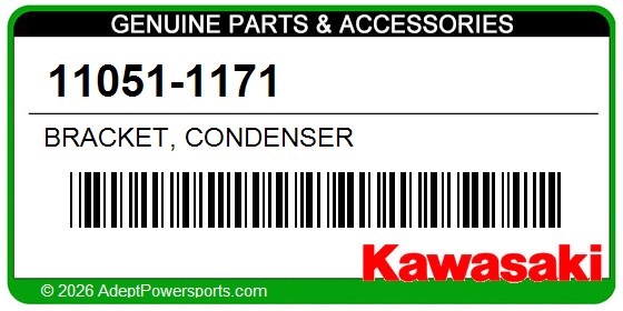 Kawasaki 11051-1171 Bracket, Condenser