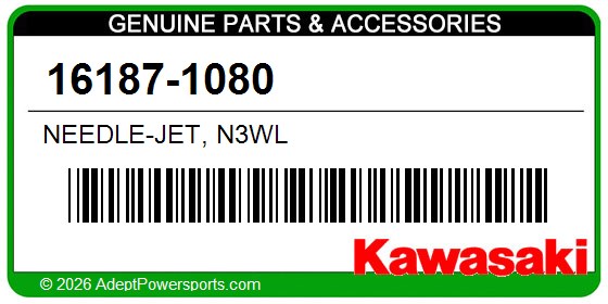 Kawasaki 16187-1080 Needle-Jet, N3wl