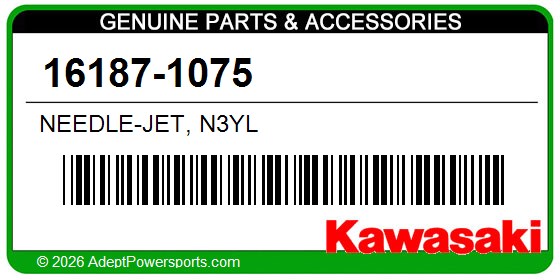 Kawasaki 16187-1075 Needle-Jet, N3yl