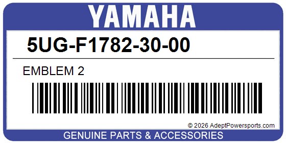 Yamaha 5UG-F1782-30-00 Emblem 2