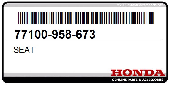 Honda 77100-958-673 Seat