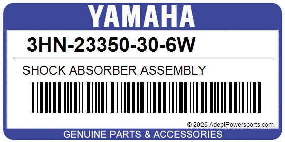 Yamaha 3HN-23350-30-6W Shock Absorber Assembly
