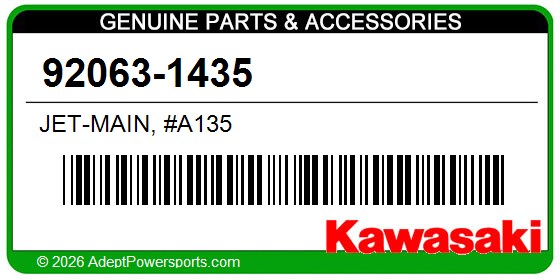 Kawasaki 92063-1435 Jet-Main, #A135