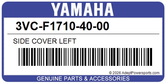 Yamaha 3VC-F1710-40-00 Side Cover Left