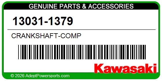 Kawasaki 13031-1379 Crankshaft-Comp