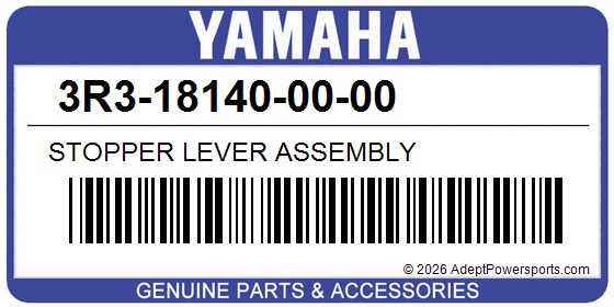 Yamaha 3R3-18140-00-00 Stopper Lever Assembly