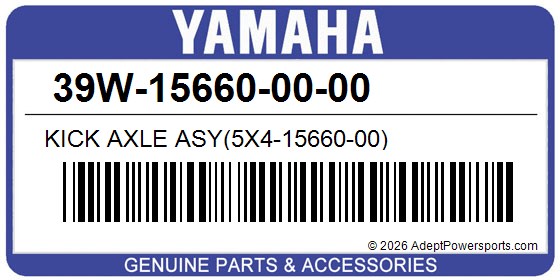 Yamaha 39W-15660-00-00 Kick Axle Asy(5X4-15660-00)