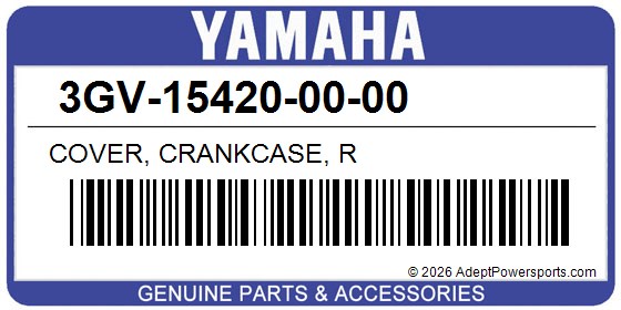 Yamaha 3GV-15420-00-00 Cover, Crankcase, R