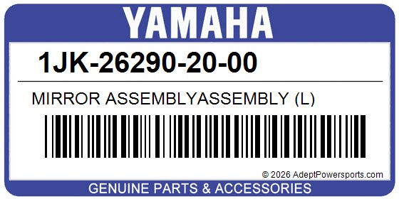 Yamaha 1JK-26290-20-00 Mirror Assemblyassembly (L)