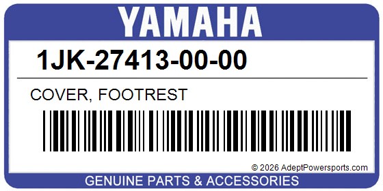 Yamaha 1JK-27413-00-00 Cover, Footrest