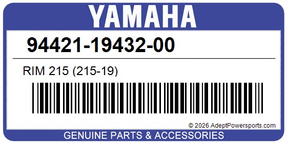 Yamaha 94421-19432-00 Rim 215 (215-19)