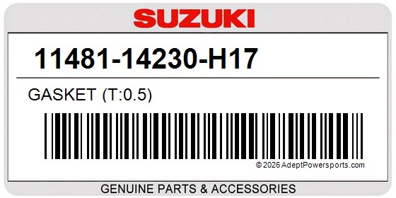 Suzuki 11481-14230-H17 Gasket (T:0.5)