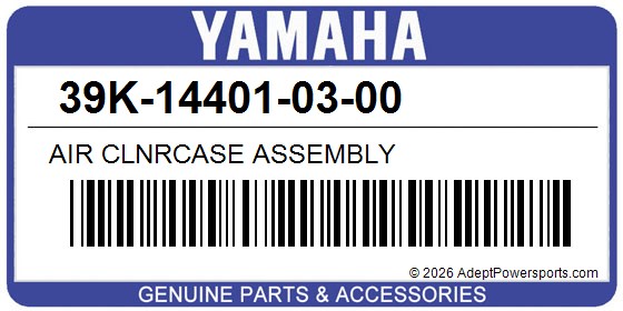 Yamaha 39K-14401-03-00 Air Clnrcase Assembly