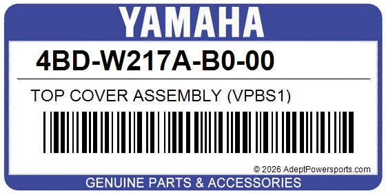 Yamaha 4BD-W217A-B0-00 Top Cover Assembly (Vpbs1)