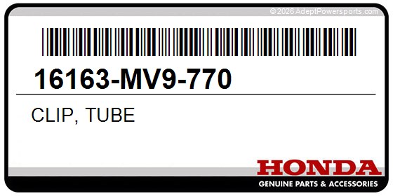 Honda 16163-MV9-770 Clip, Tube
