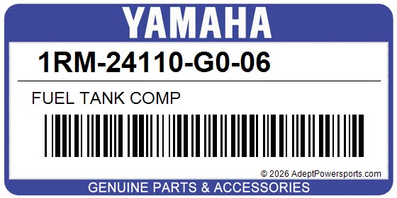 Yamaha 1RM-24110-G0-06 Fuel Tank Comp