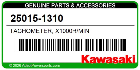 Kawasaki 25015-1310 Tachometer, X1000r/Min