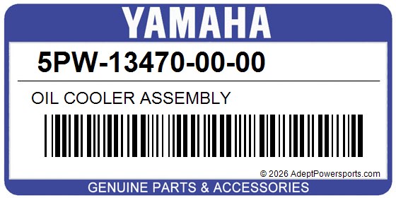 Yamaha 5PW-13470-00-00 Oil Cooler Assembly