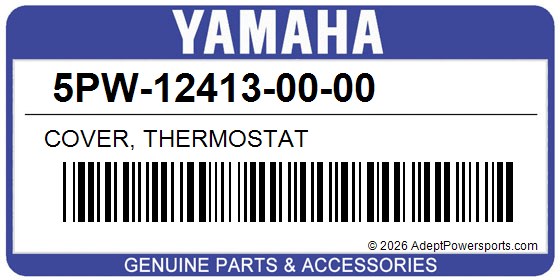 Yamaha 5PW-12413-00-00 Cover, Thermostat